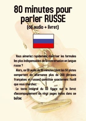 Couverture du livre « 80 minutes pour parler russe »