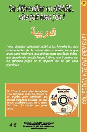 Couverture du livre « Se debrouiller en arabe… vite fait bien fait ! »