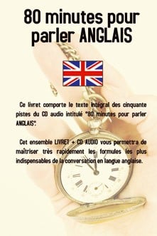 Couverture du livre « 80 minutes pour... parler anglais »