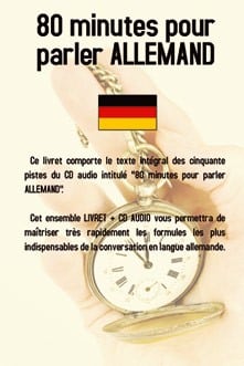 Couverture du livre « 80 minutes pour... parler allemand »