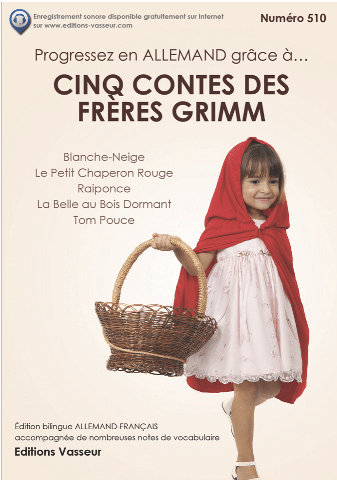 Couverture du livre « Progressez en ALLEMAND grâce à ... CINQ CONTES DES FRÈRES GRIMM »