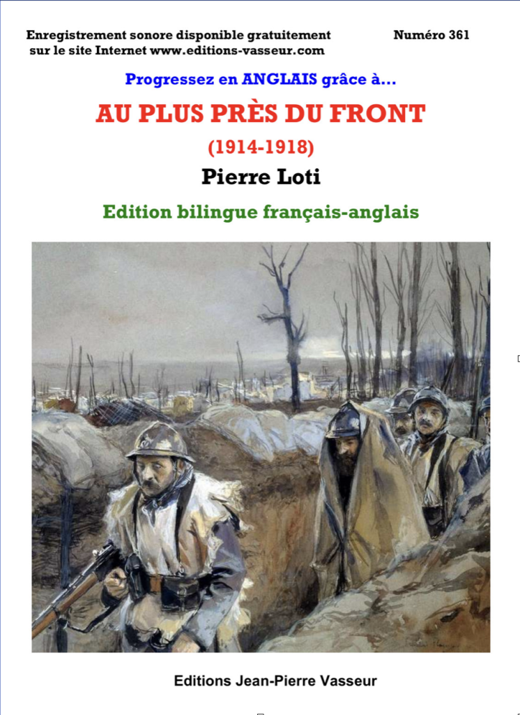 Couverture du livre « Progressez en ANGLAIS grâce à… AU PLUS PRÈS DU FRONT »