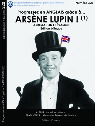 Couverture du livre « Progressez en ANGLAIS grâce à… ARSÈNE LUPIN ! (1) »