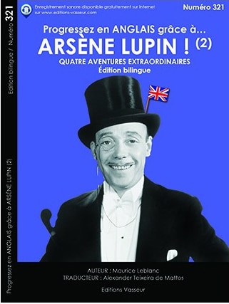 Couverture du livre « Progressez en ANGLAIS grâce à… ARSENE LUPIN! (2) »