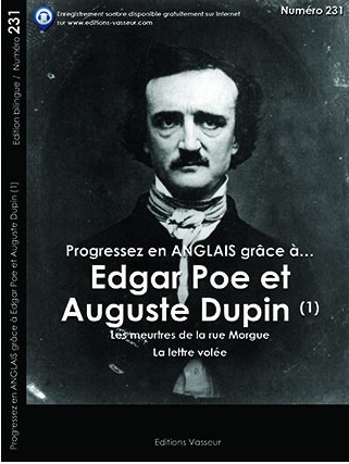 Couverture du livre « Progressez en ANGLAIS grâce à… Edgar Poe et Auguste Dupin (1) »