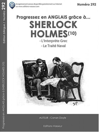 Couverture du livre « Progressez en ANGLAIS grâce à… SHERLOCK HOLMES (10) »