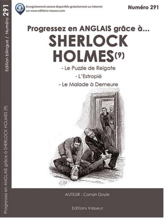 Couverture du livre « Progressez en ANGLAIS grâce à… SHERLOCK HOLMES (9) »