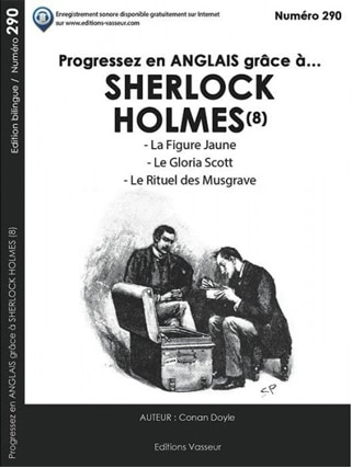 Couverture du livre « Progressez en ANGLAIS grâce à… SHERLOCK HOLMES (8) »
