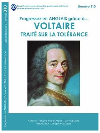 Couverture du livre « Progressez en ANGLAIS grâce à… VOLTAIRE – TRAITÉ SUR LA TOLÉRANCE »