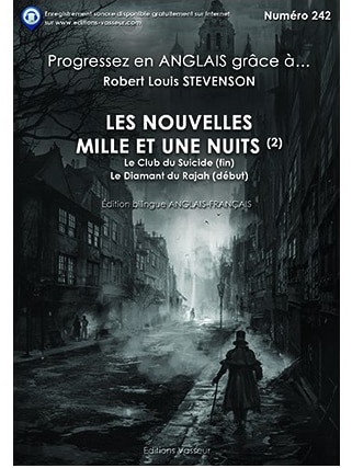 Couverture du livre « Progressez en ANGLAIS avec… LES NOUVELLES 1001 NUITS / Volume 2 (Robert Louis STEVENSON) »