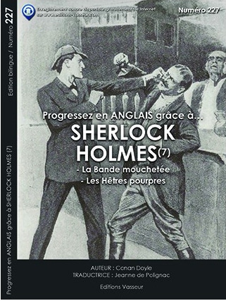 Couverture du livre « Progressez en ANGLAIS grâce à… SHERLOCK HOLMES (7) ! »