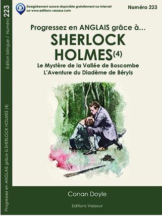 Couverture du livre « Progressez en ANGLAIS grâce à… SHERLOCK HOLMES (4) ! »