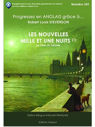 Couverture du livre « Progressez en ANGLAIS avec… LES NOUVELLES 1001 NUITS / Volume 1 (Robert Louis STEVENSON) »