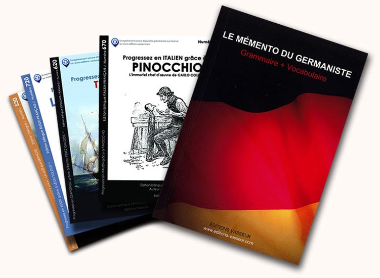 Livres bilingues des Éditions Vasseur