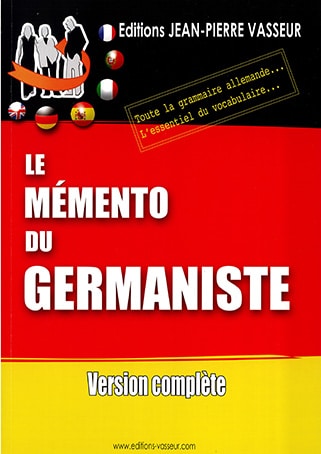 Couverture du livre « LE MEMENTO DU GERMANISTE "VERSION COMPLÈTE" »