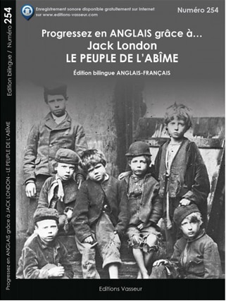 Couverture du livre « Progressez en ANGLAIS grâce à… Jack LONDON : LE PEUPLE DE L’ABÎME »