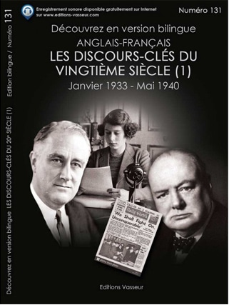 Couverture du livre « Découvrez en version bilingue anglais-français… LES DISCOURS-CLÉS DU VINGTIÈME SIÈCLE (1) »